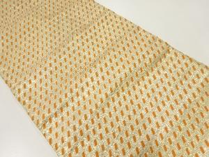 アンティーク　抽象模様織出し名古屋帯（着用可）